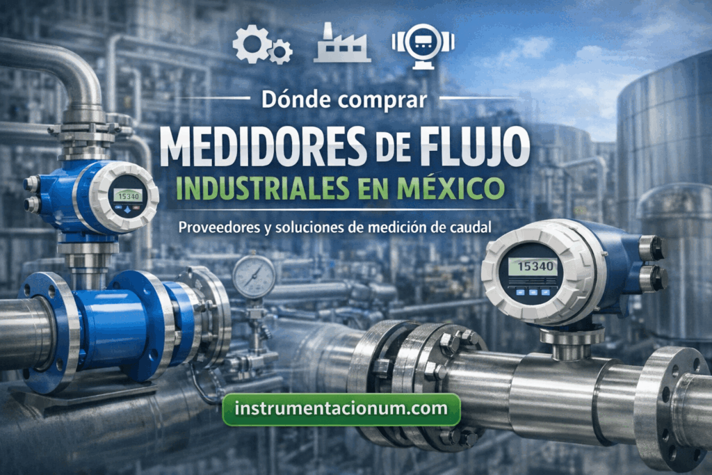 Dónde comprar medidores de flujo industriales en México
